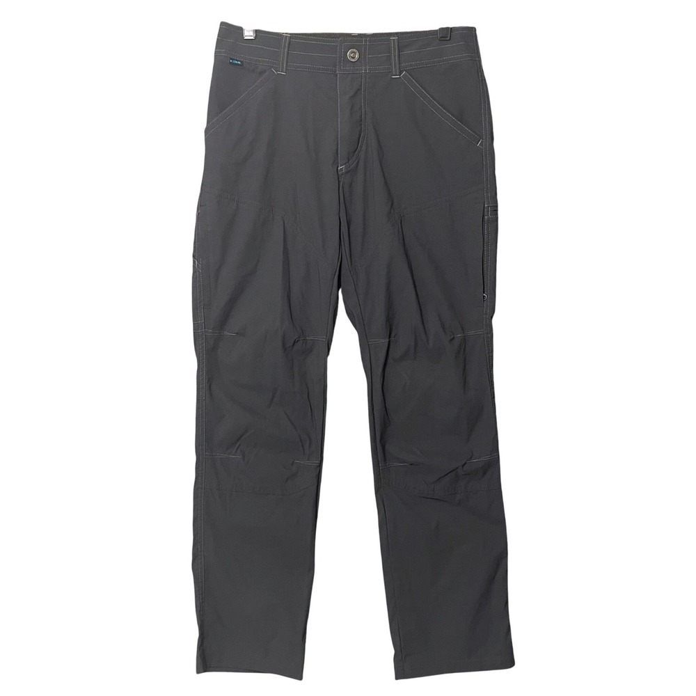 Kuhl Deceptr Mens 30 (32)x30 Charcoal Gray Tapered Technical Hiking Pants 5120